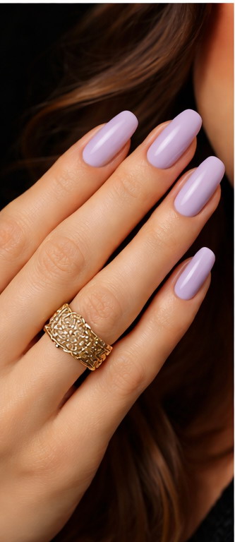russian nails matching rings