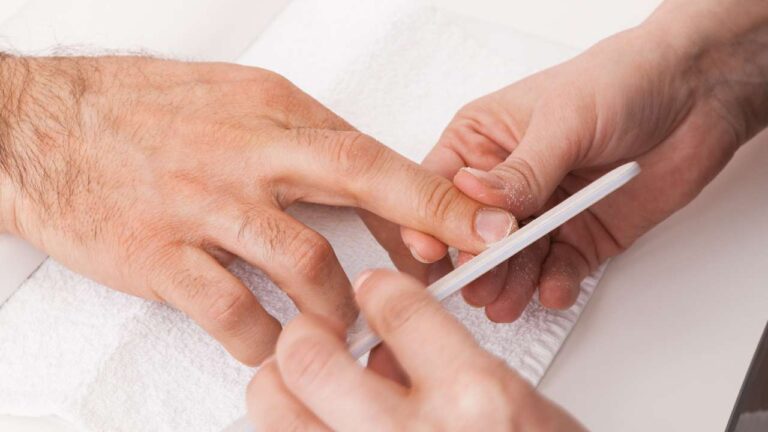 Russian manicure for men