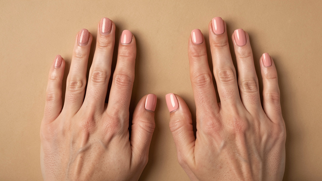 Comparison of Russian manicure versus regular manicure cuticle and finish quality