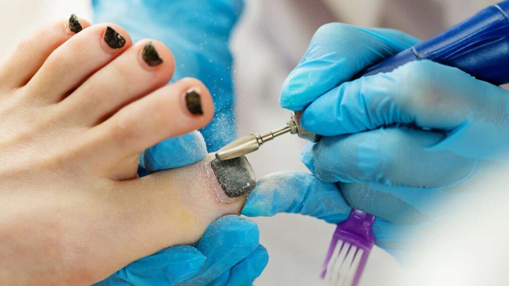 Acrylic vs Gel-X vs Builder Gel for toes with Russian pedicure